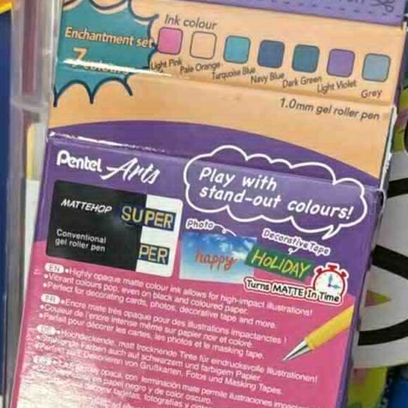 7 x Pentel K110 MatteHop Enchantment Colours Pens - SEALED - Picture 2 of 4